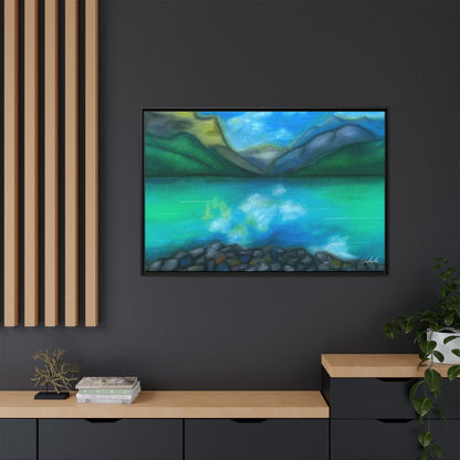 Mountain Lake Framed Wall Art