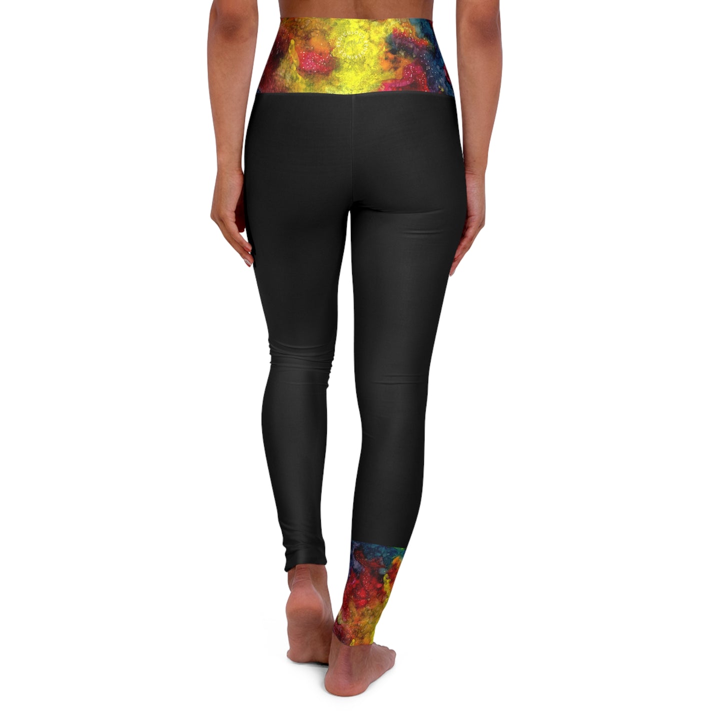 Sunset Clouds Galaxy High Waisted Yoga Leggings (AOP)