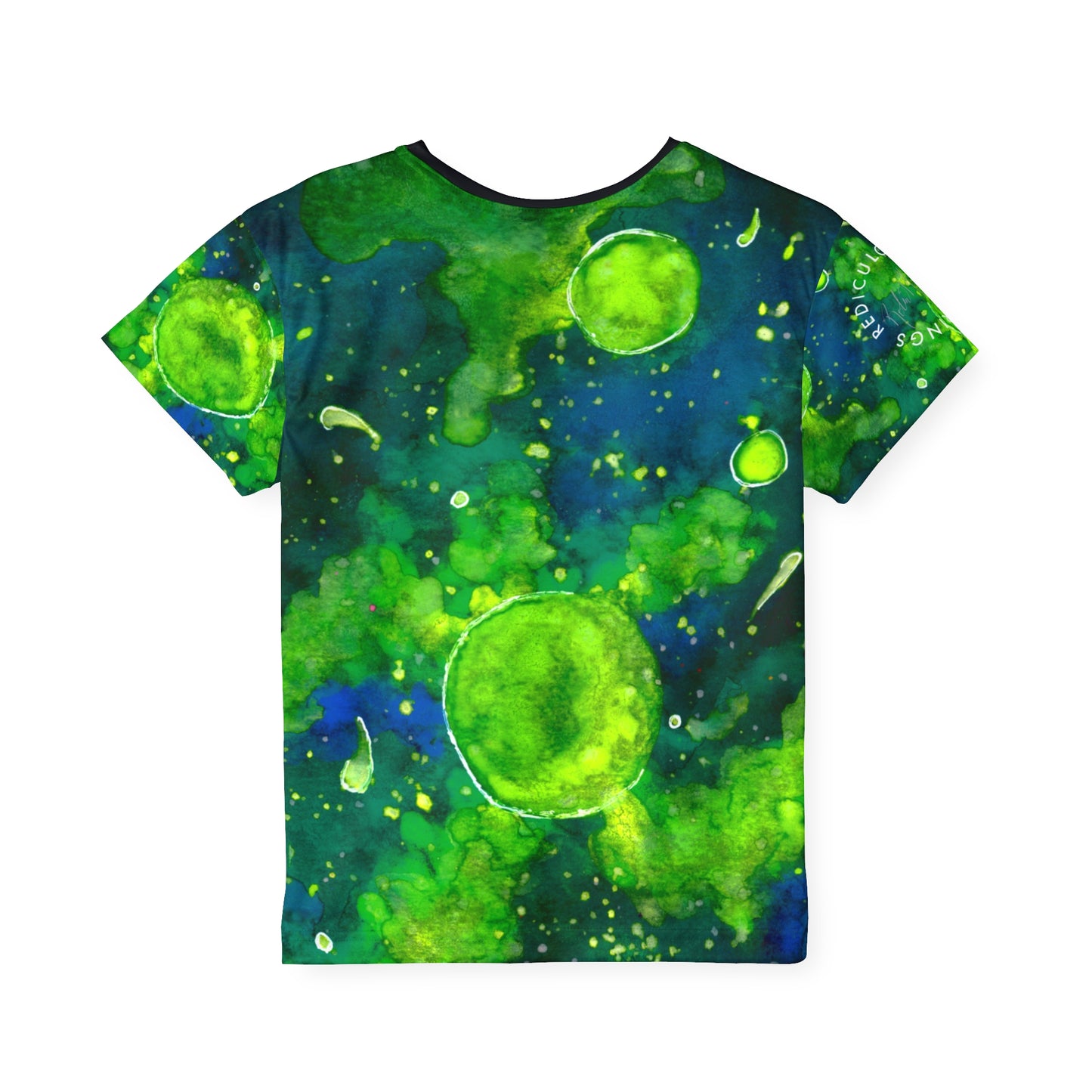 Green Galaxy Kids Sports Jersey (AOP)