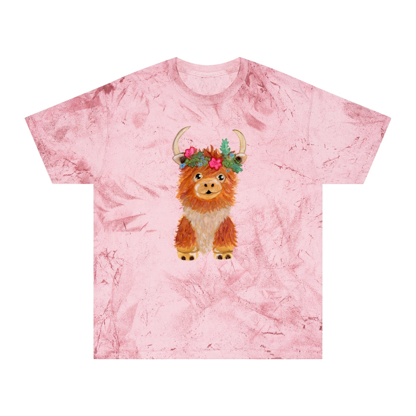 Cow Unisex Color Blast T-Shirt