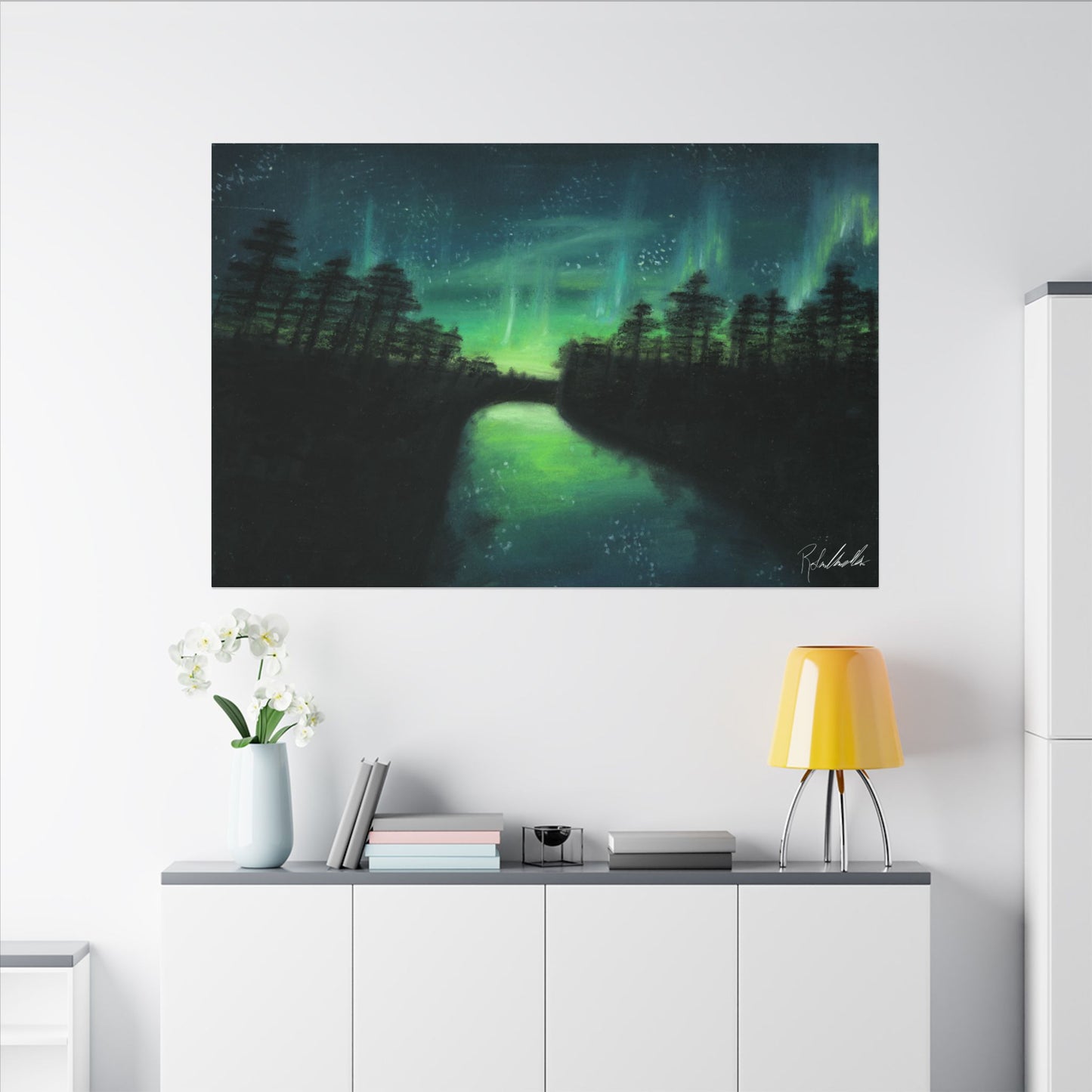 Northern Lights Canvas Gallery Wrap