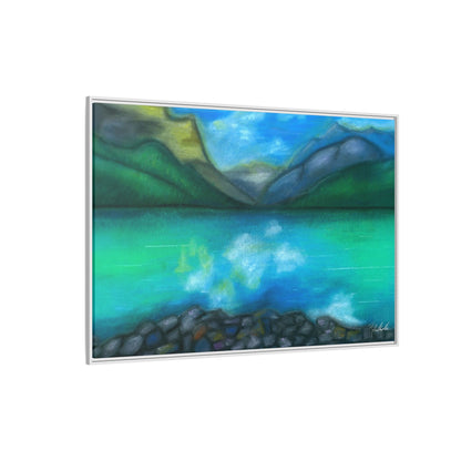 Mountain Lake Framed Wall Art