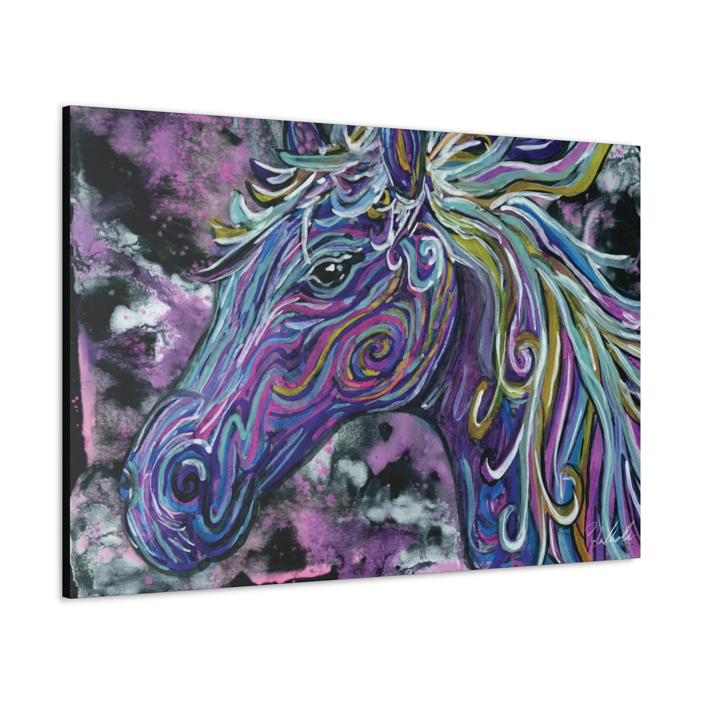 Watercolor Horse Canvas Gallery Wrap