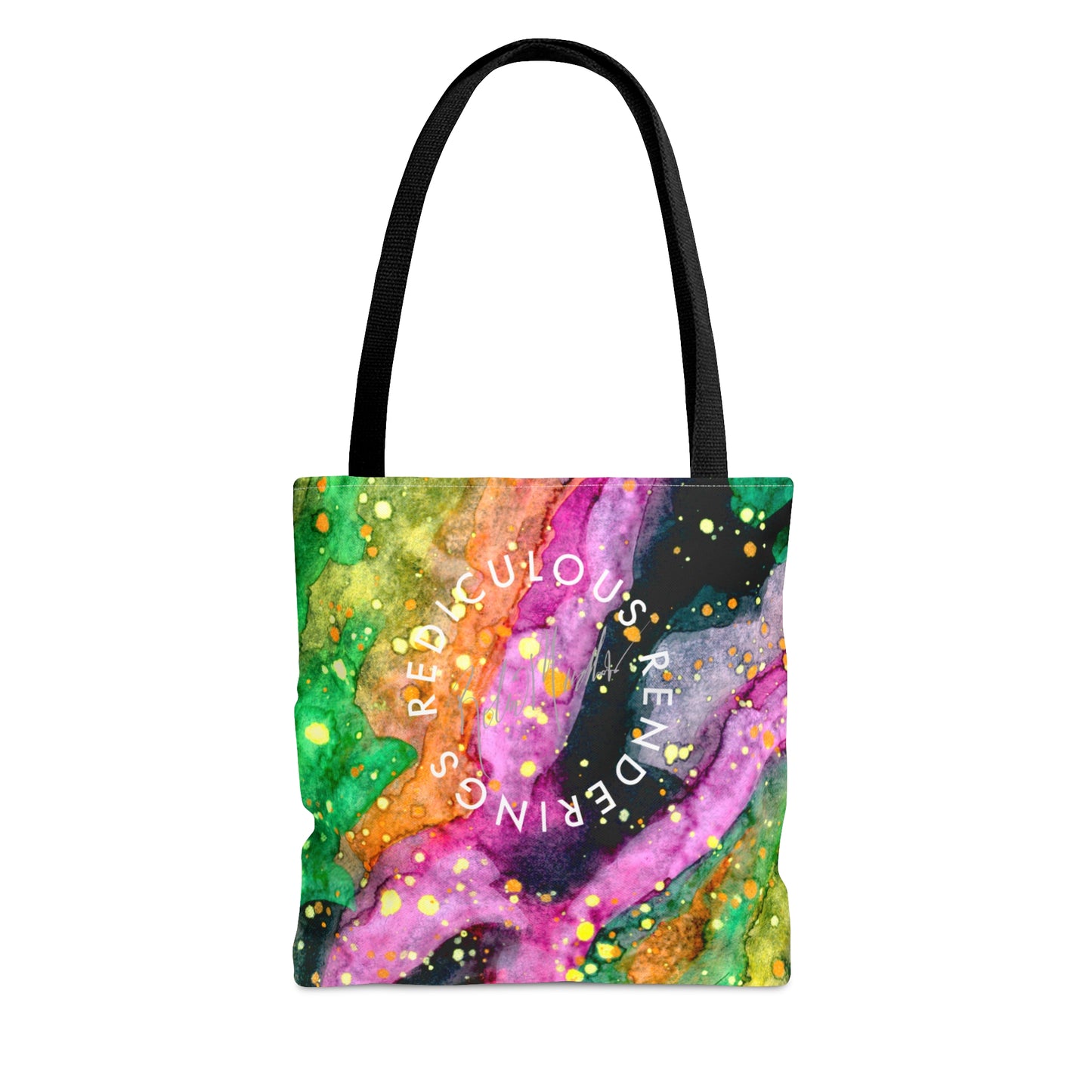 Neon Galaxy Tote