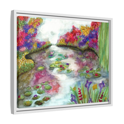 Floral Summer Pond Framed Wall Art