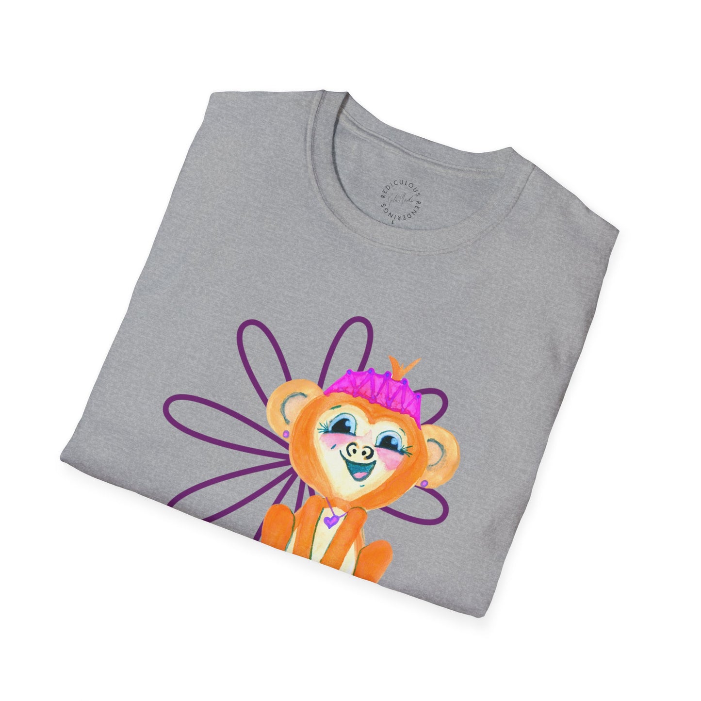 Monkey Unisex Softstyle T-Shirt