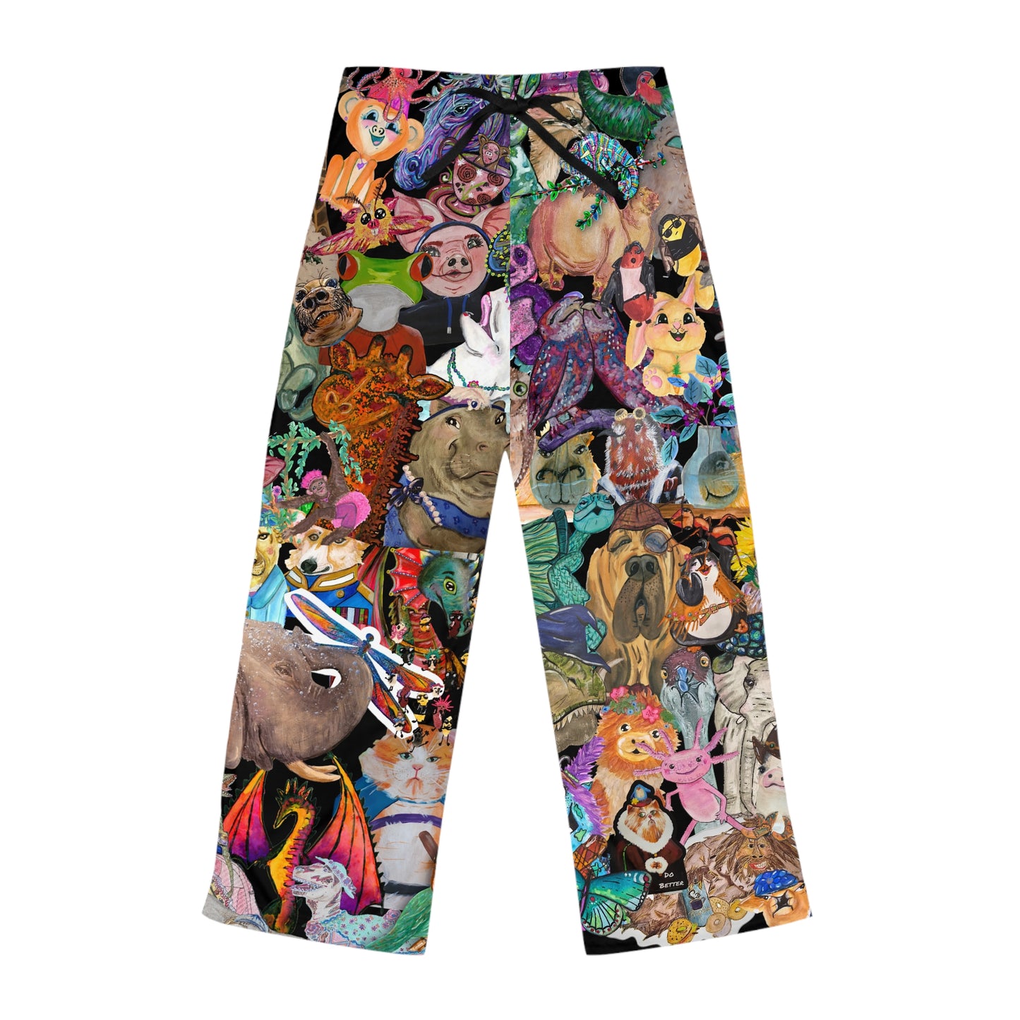 Animal Mashup Women's Pajama Pants (AOP)