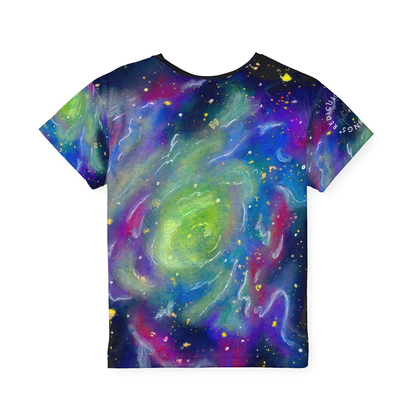 Rainbow Vortex Galaxy Kids Sports Jersey (AOP)