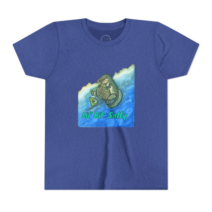 Youth Tee — "Lil' Bit Salty" Gator Graphic Shirt