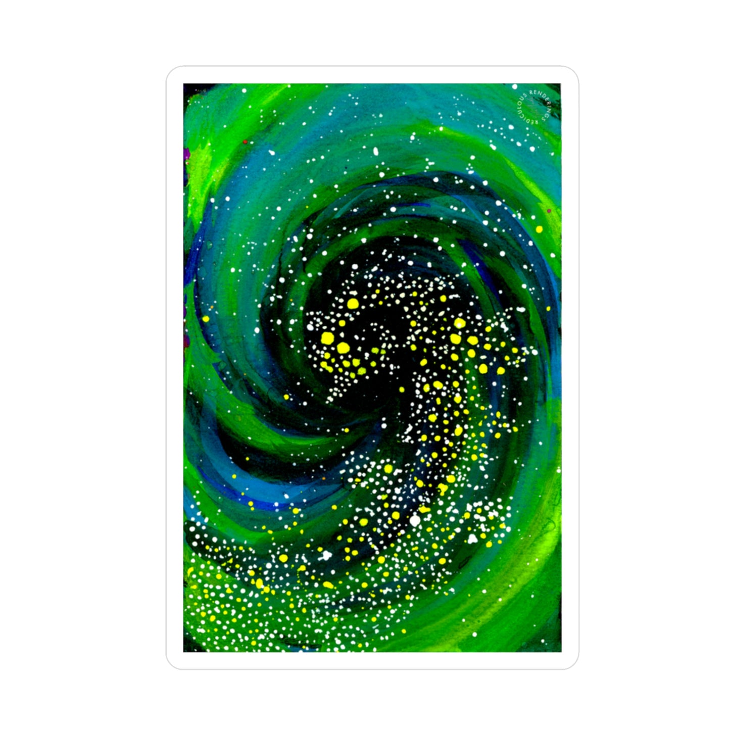 Spiral Galaxy Kiss-Cut Vinyl Decals