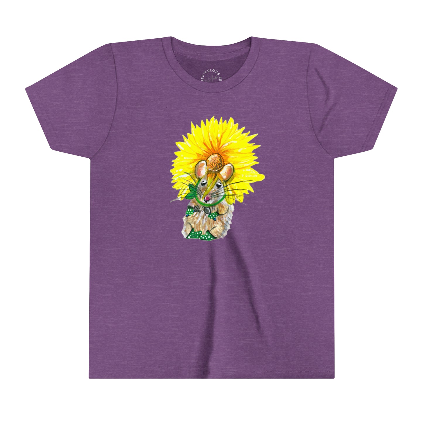 Sunflower Mouse Kids T-Shirt