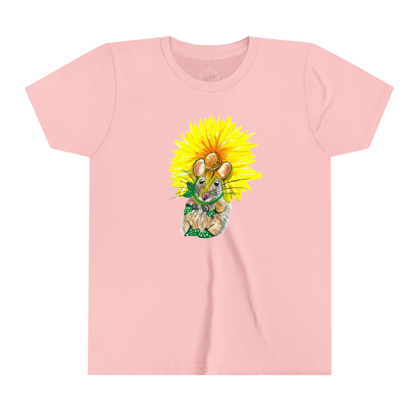 Sunflower Mouse Kids T-Shirt