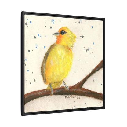 Yellow Canary Bird Framed Wall Art