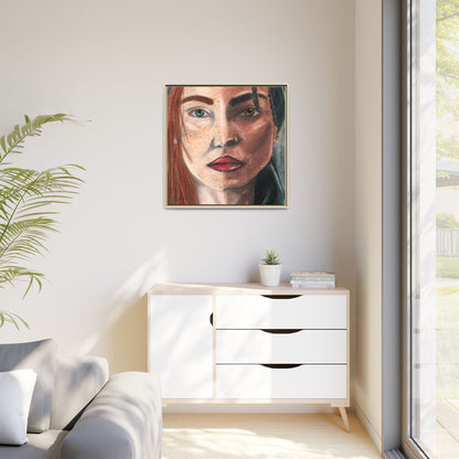 Beyond Race Woman Framed Wall Art