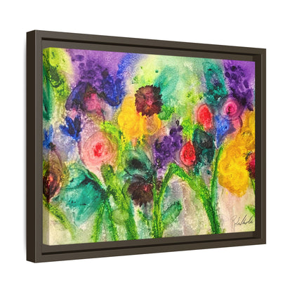 Abstract Flowers Framed Wall Art