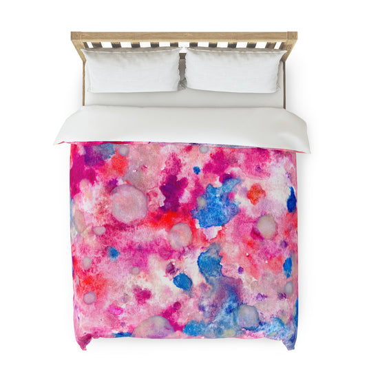 Pink Dots Duvet Cover