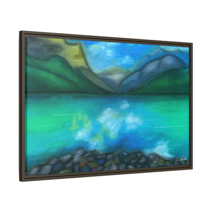 Mountain Lake Framed Wall Art