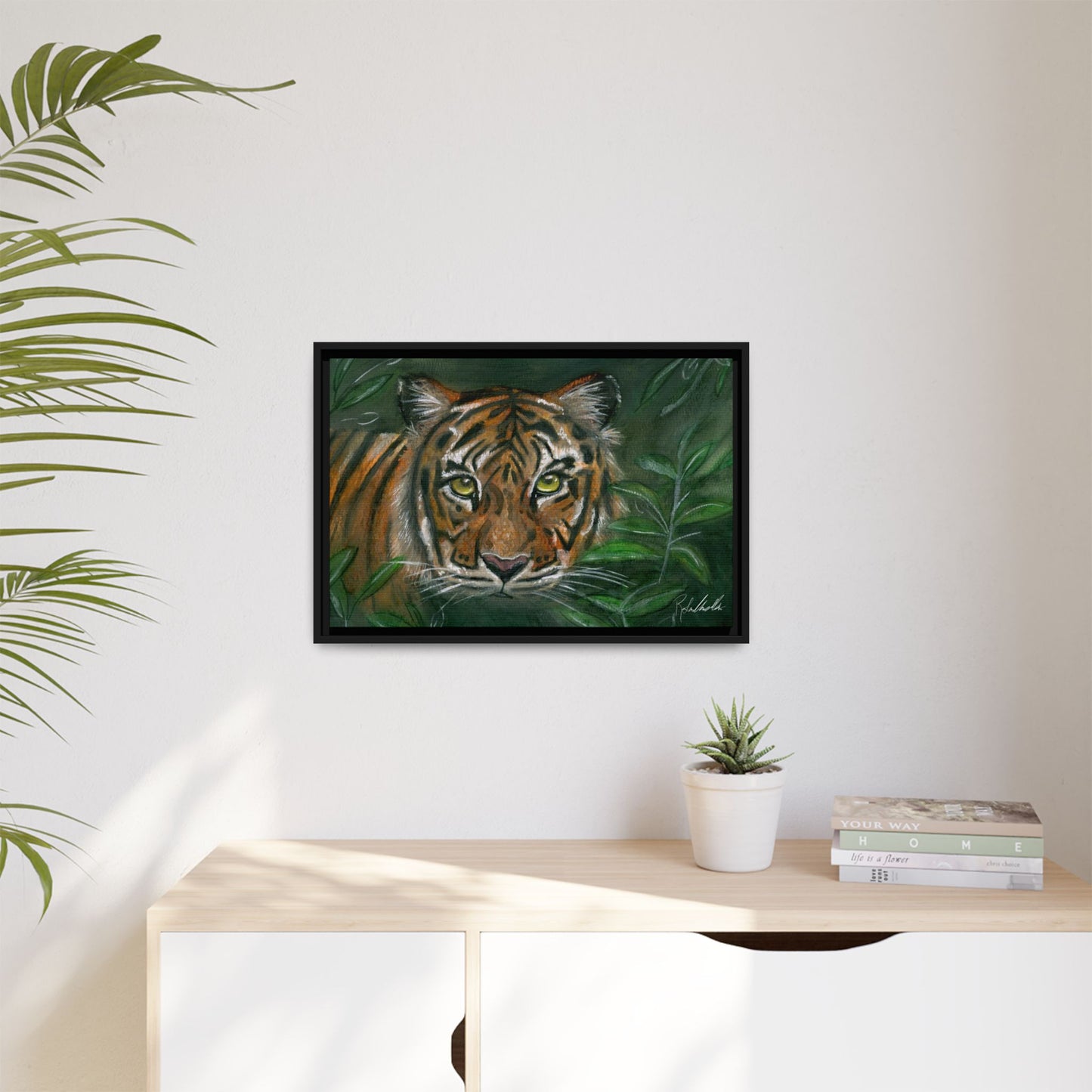 Jungle Tiger Framed Wall Art