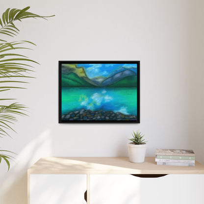 Mountain Lake Framed Wall Art