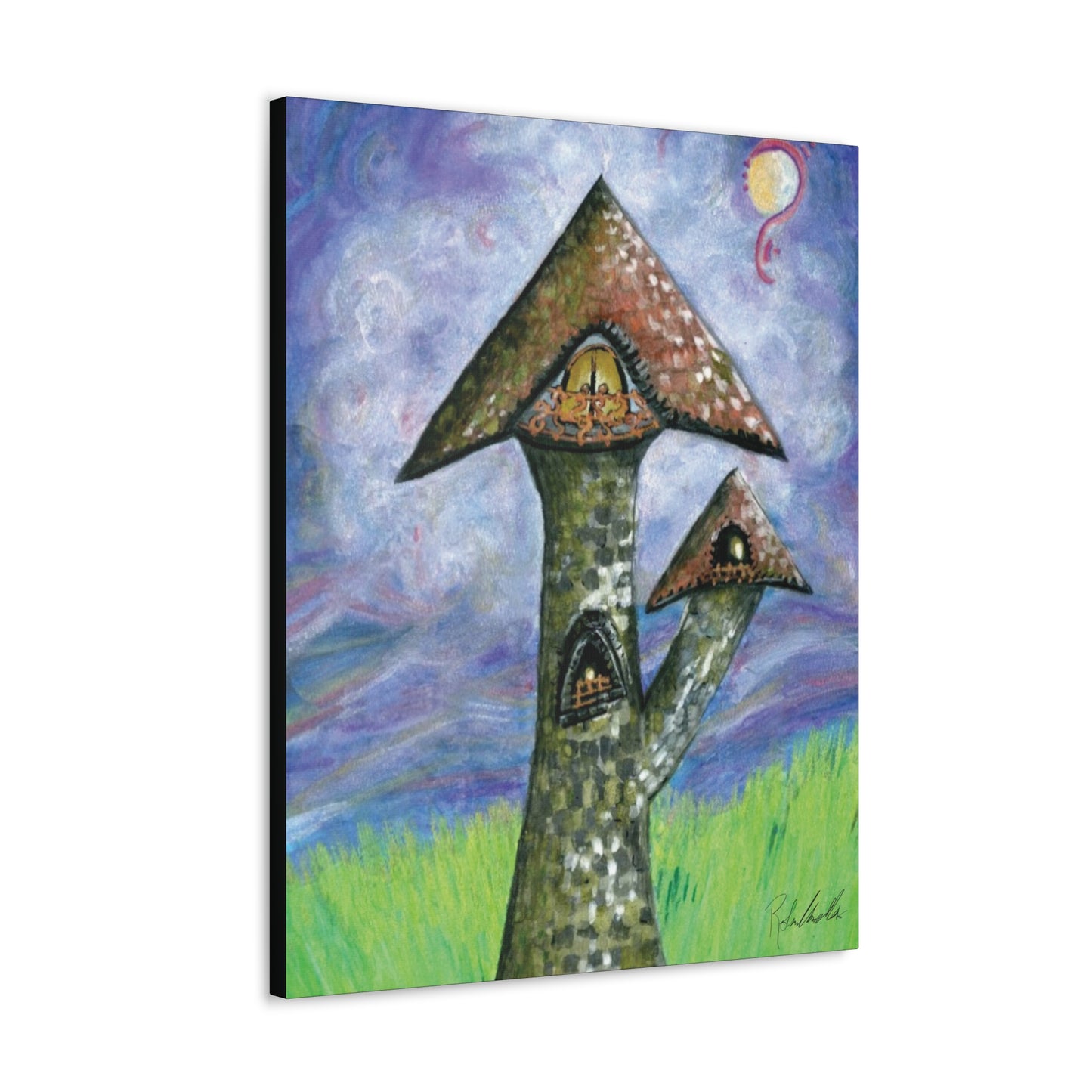 Castle Tower Canvas Gallery Wrap