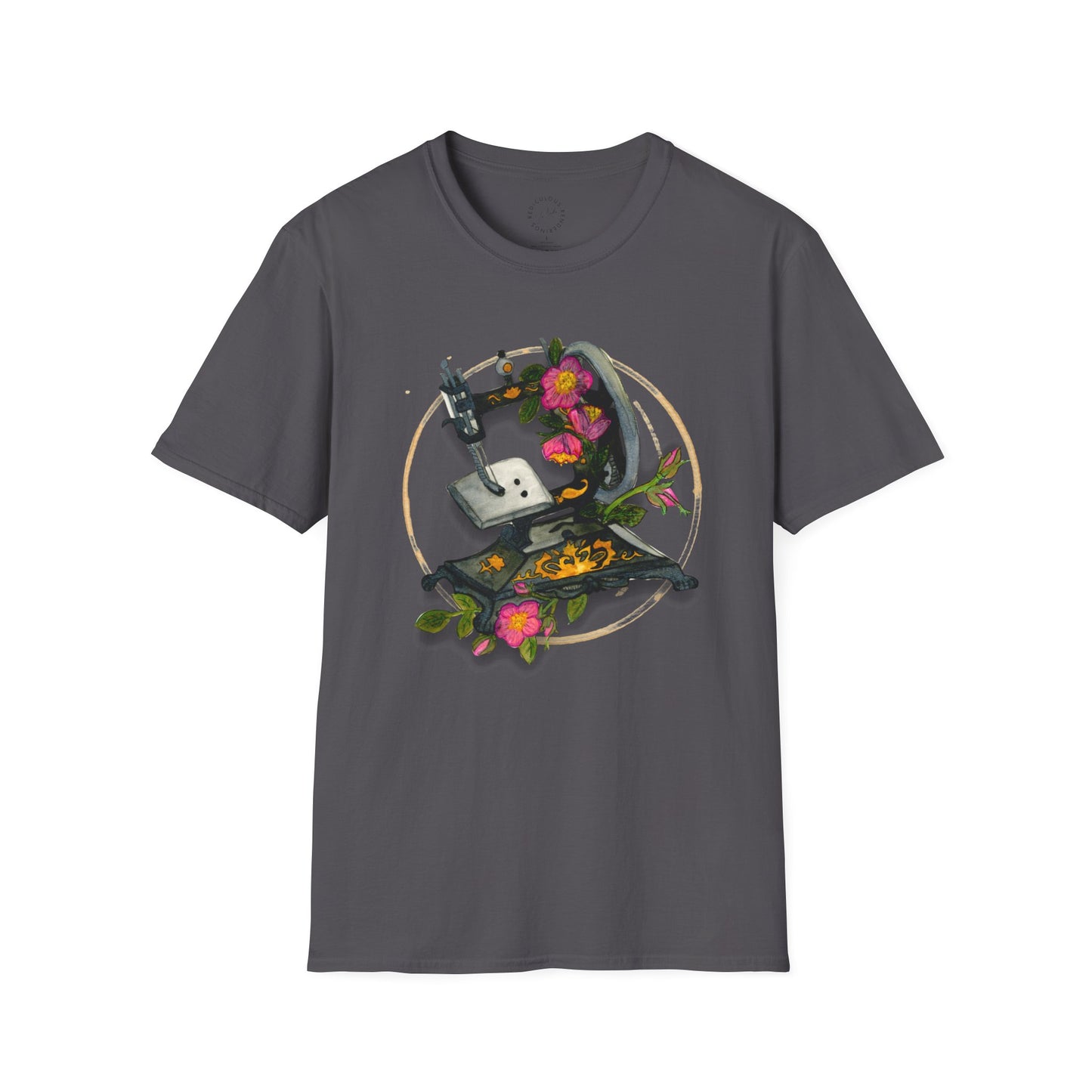 Vintage Sewing Machine Unisex Softstyle T-Shirt