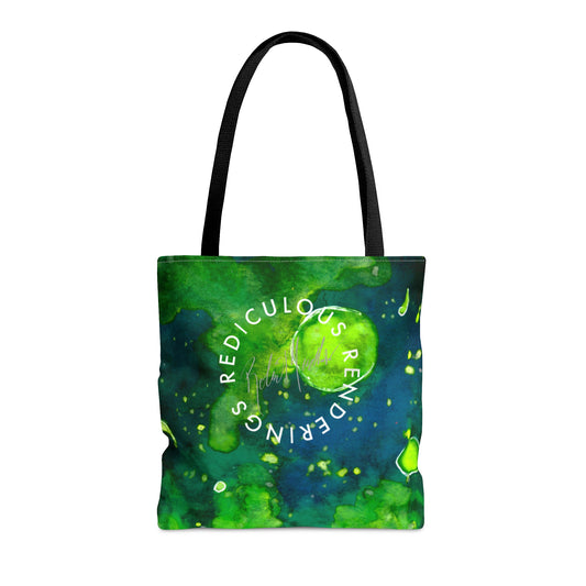 Green Galaxy Tote