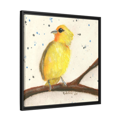 Yellow Canary Bird Framed Wall Art