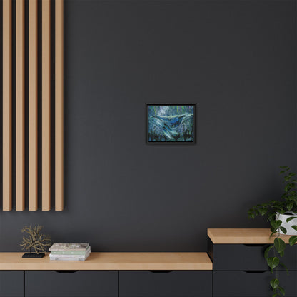 Watercolor Whale Framed Wall Art