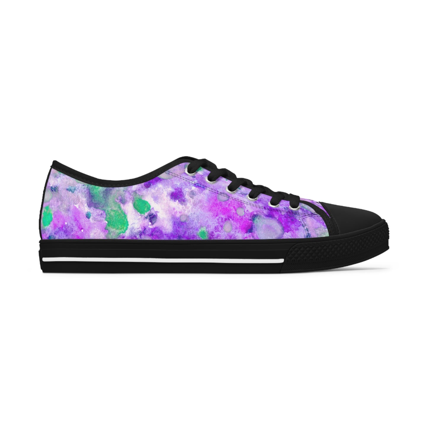 Pink and Green Dot Unisex Classic Low Top Sneakers