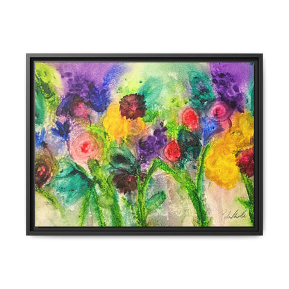 Abstract Flowers Framed Wall Art