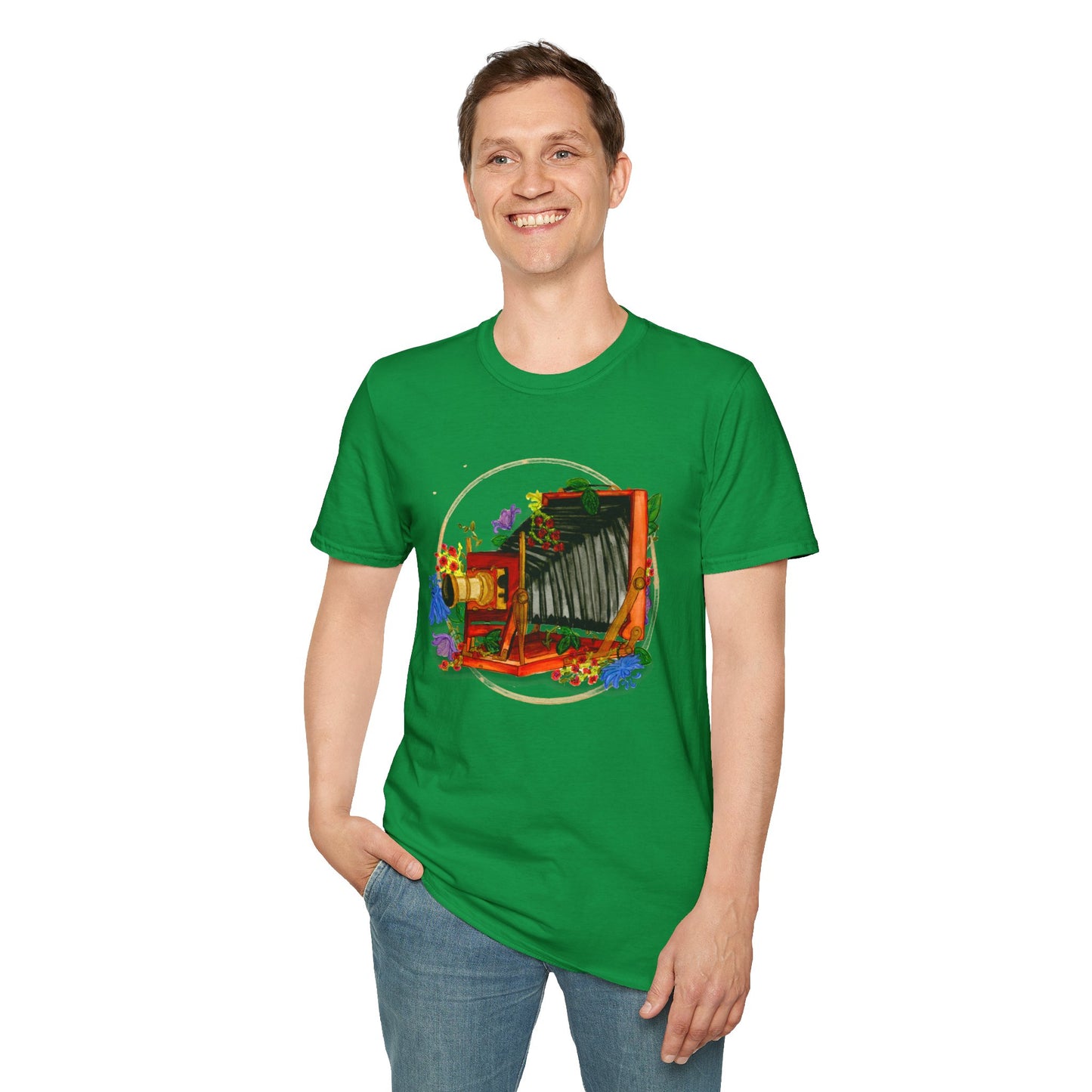 Vintage Camera Unisex Softstyle T-Shirt