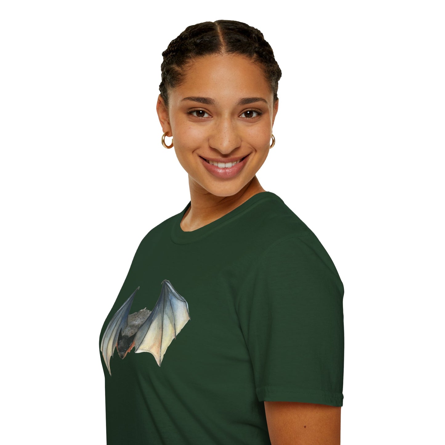 Flying Bat Unisex Softstyle T-Shirt