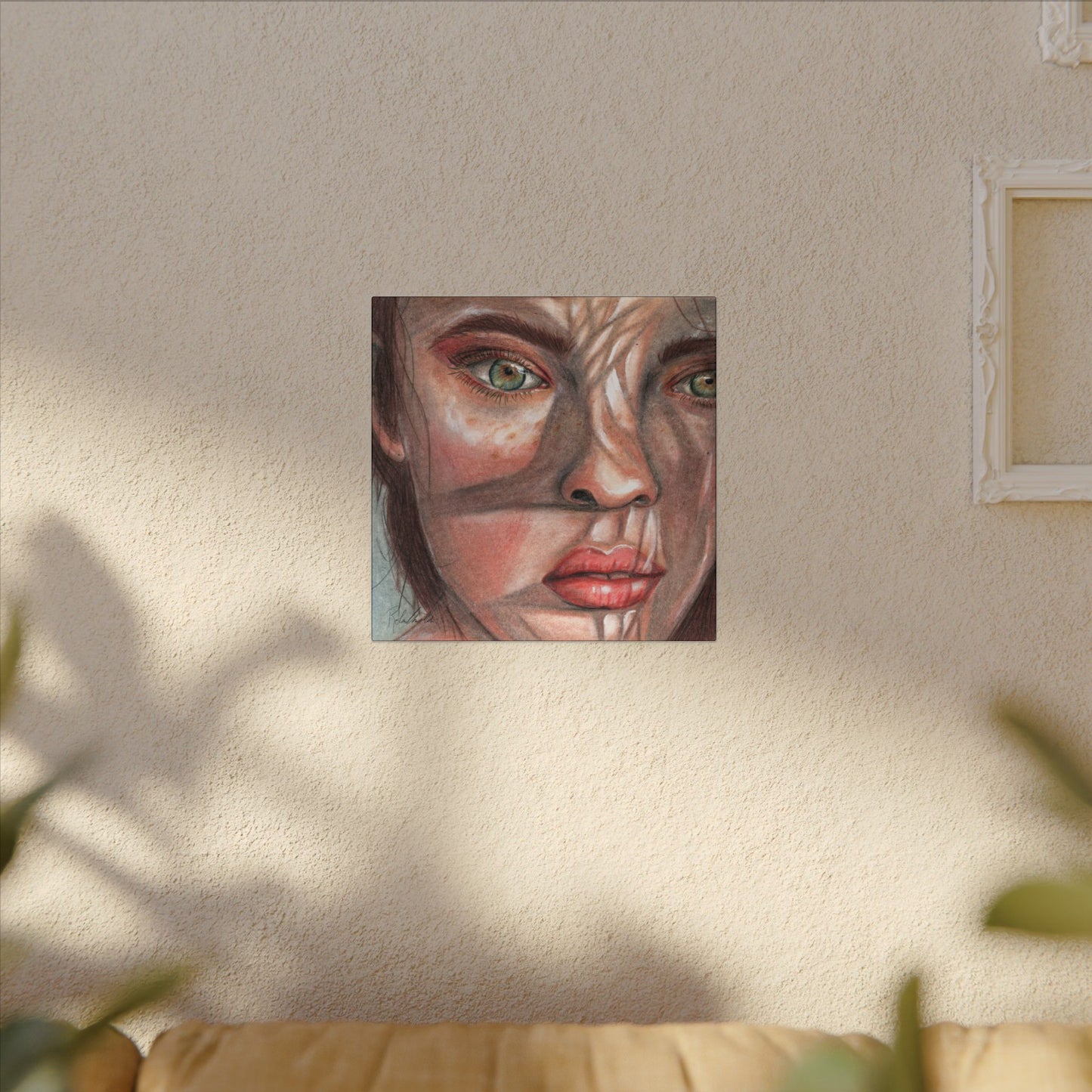 Woman In the Shadows Canvas Gallery Wrap