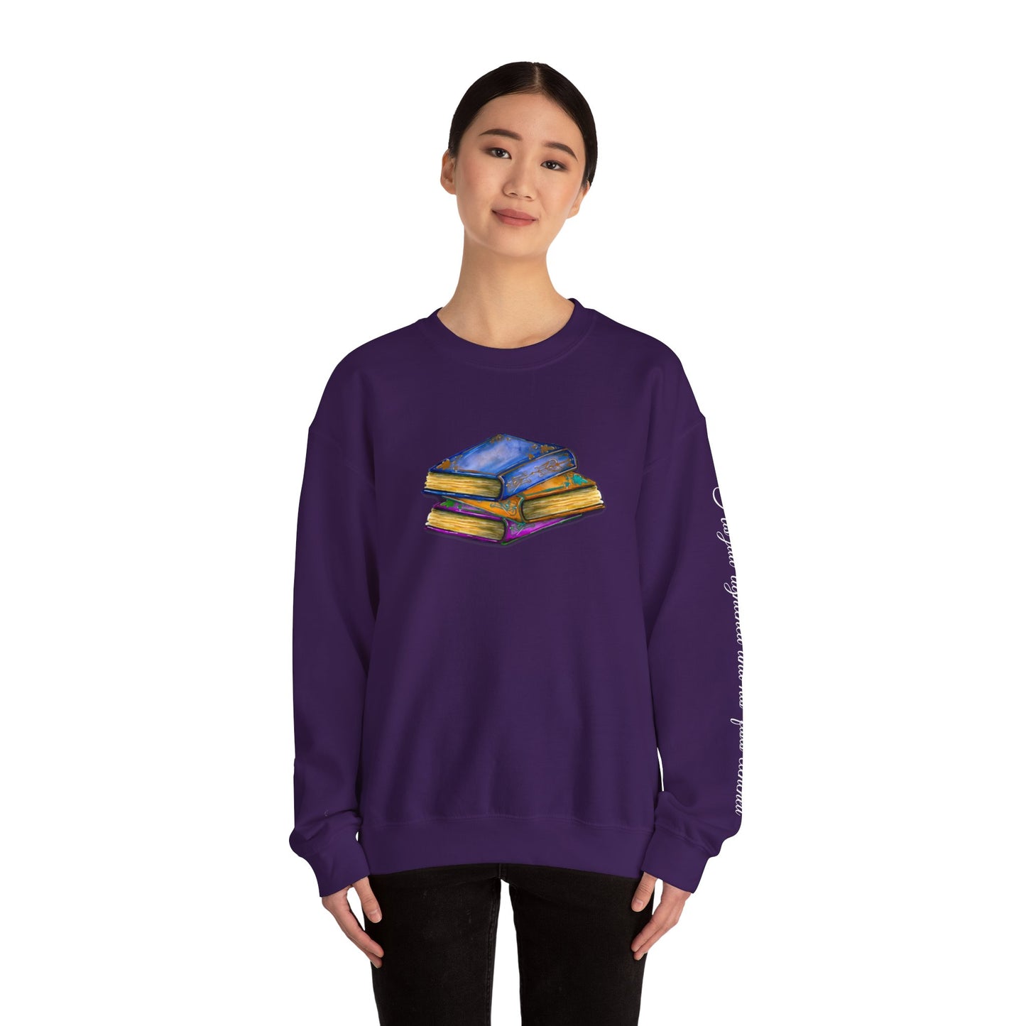 Book- His jaw tightened... Unisex Heavy Blend™ Crewneck Sweatshirt