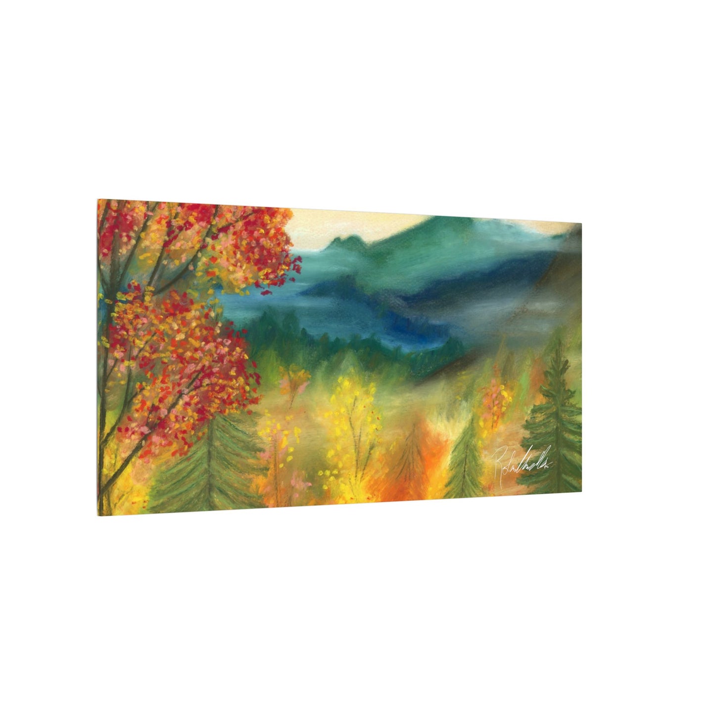 Fall Mountains Canvas Gallery Wrap