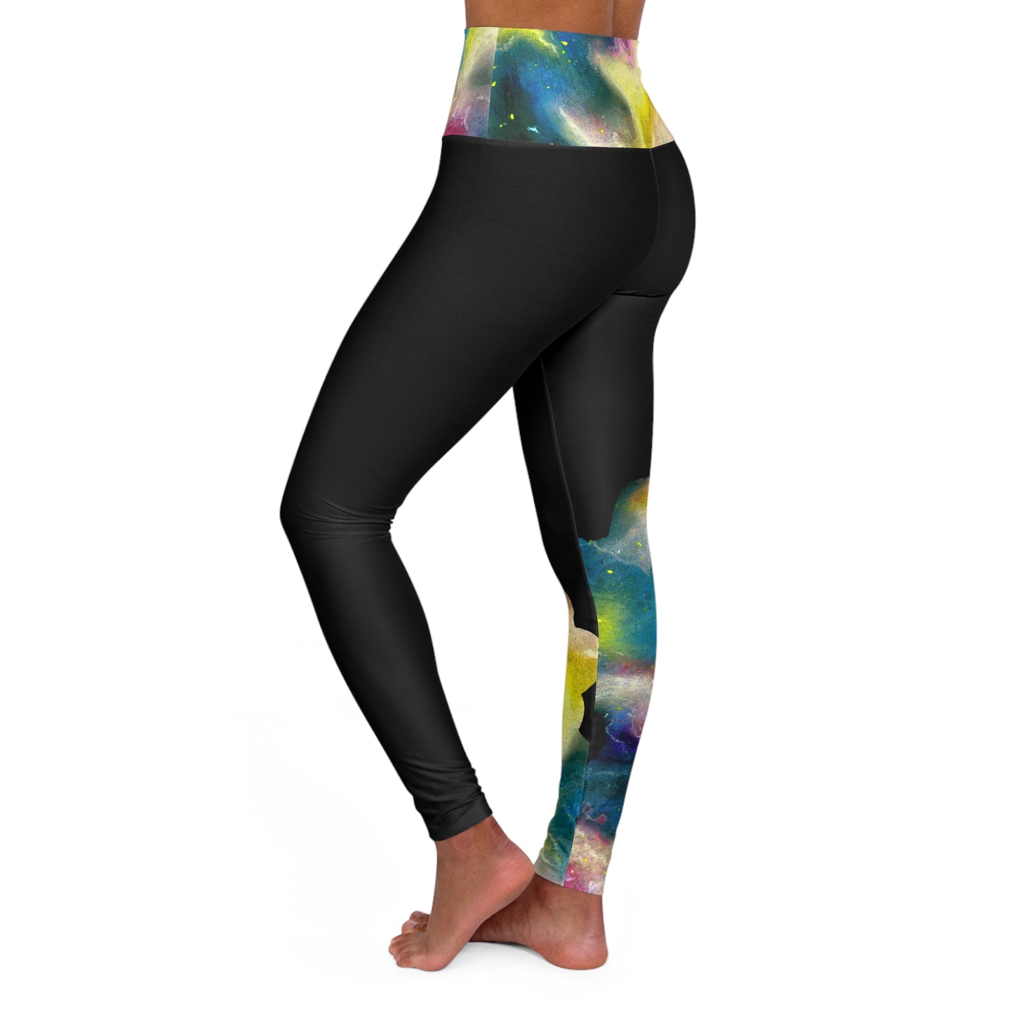 Sunrise Galaxy High Waisted Yoga Leggings (AOP)