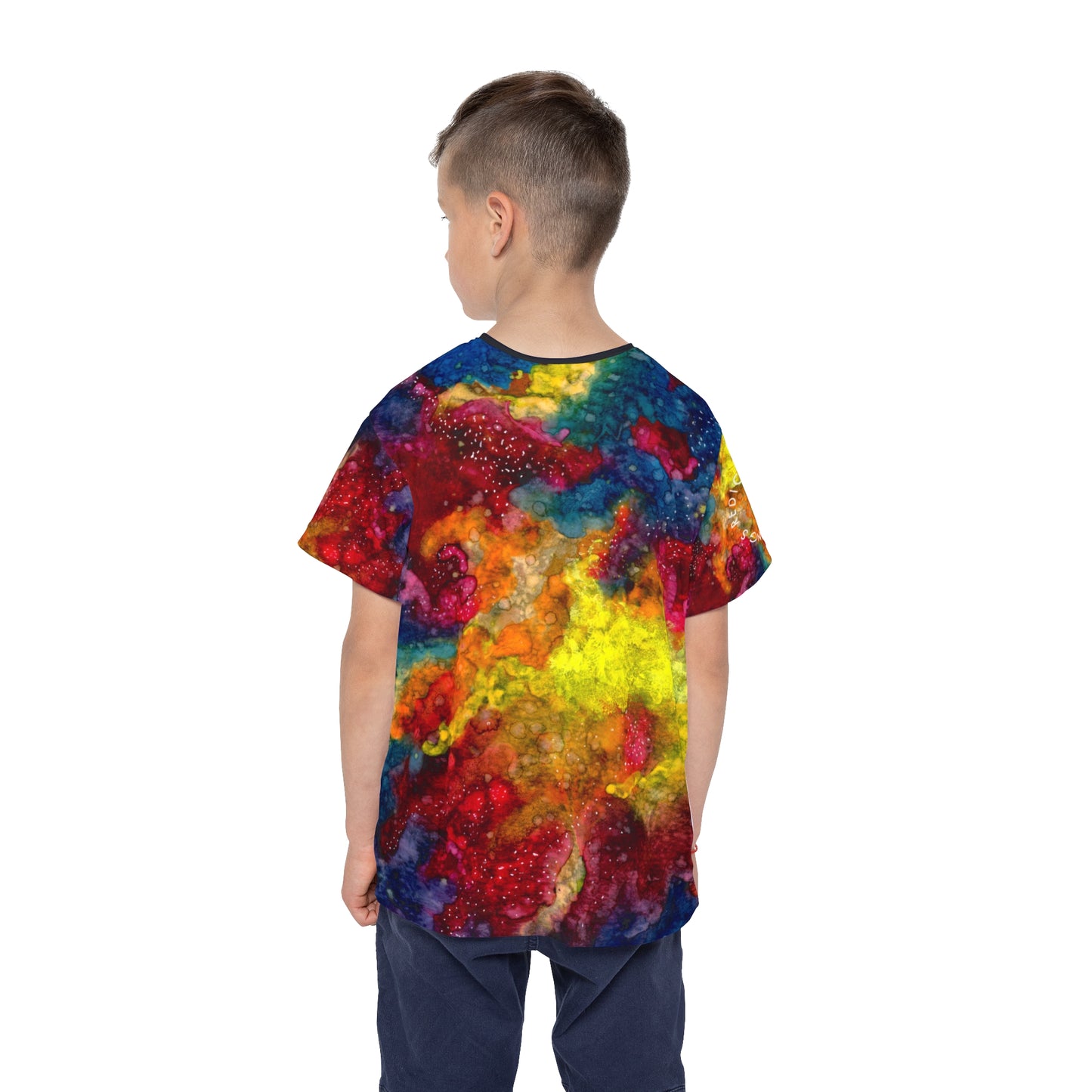 Sunset Clouds Galaxy Kids Sports Jersey (AOP)