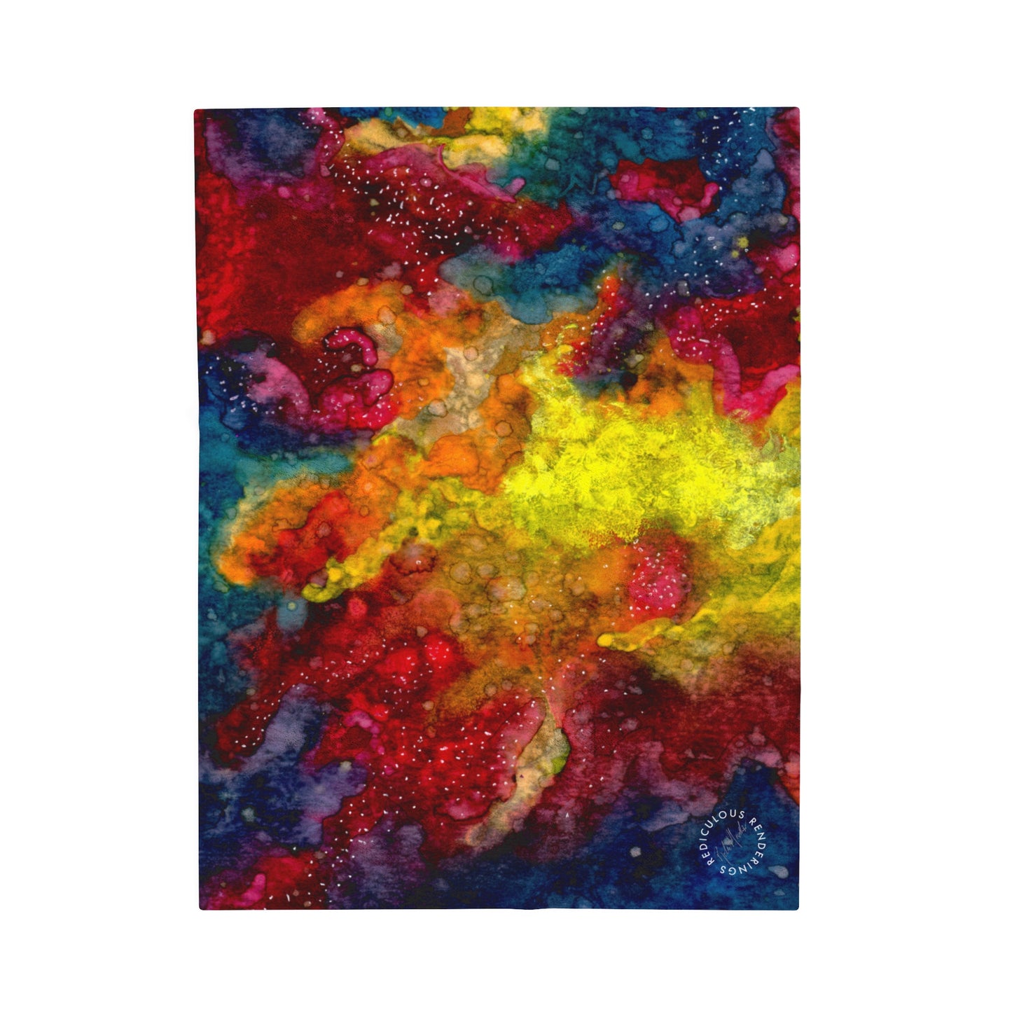 Sunset Clouds Galaxy Velveteen Plush Blanket