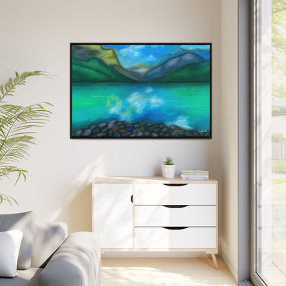 Mountain Lake Framed Wall Art