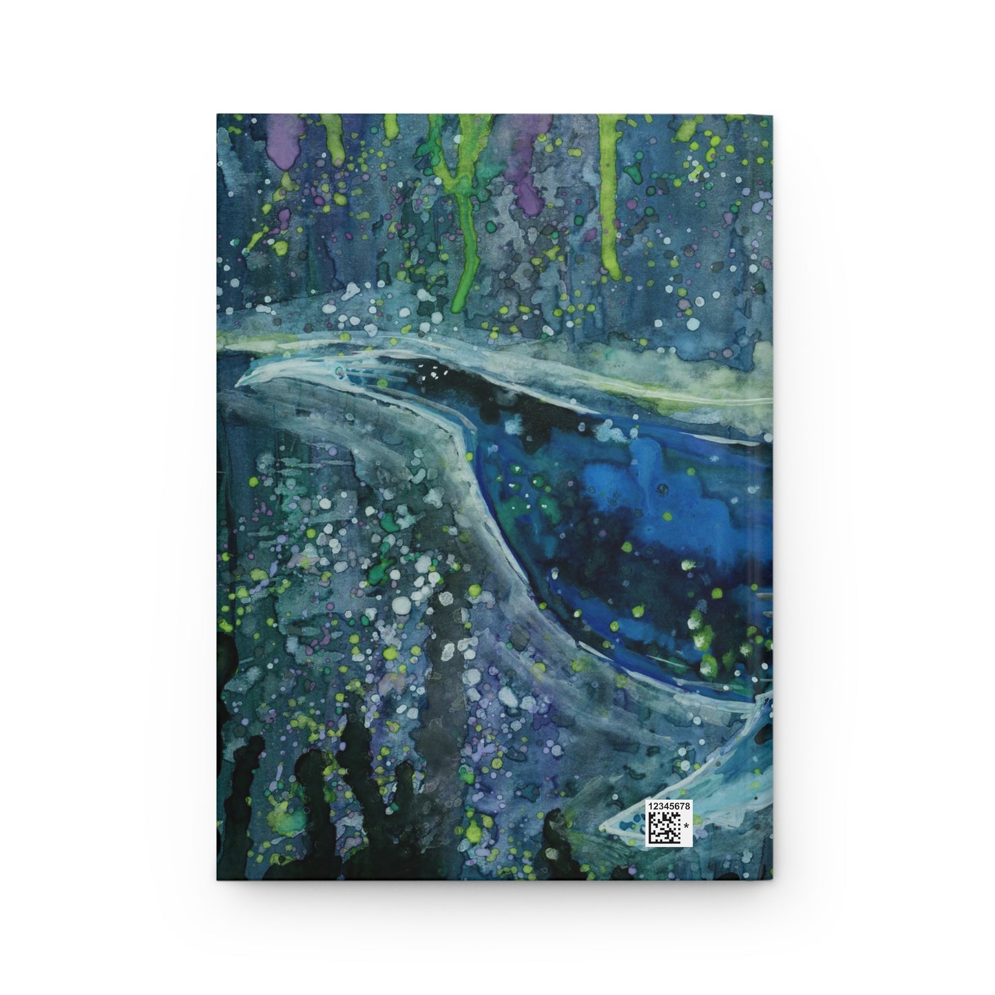 Whale Hardcover Journal Matte 150 Pages, Printed Cover