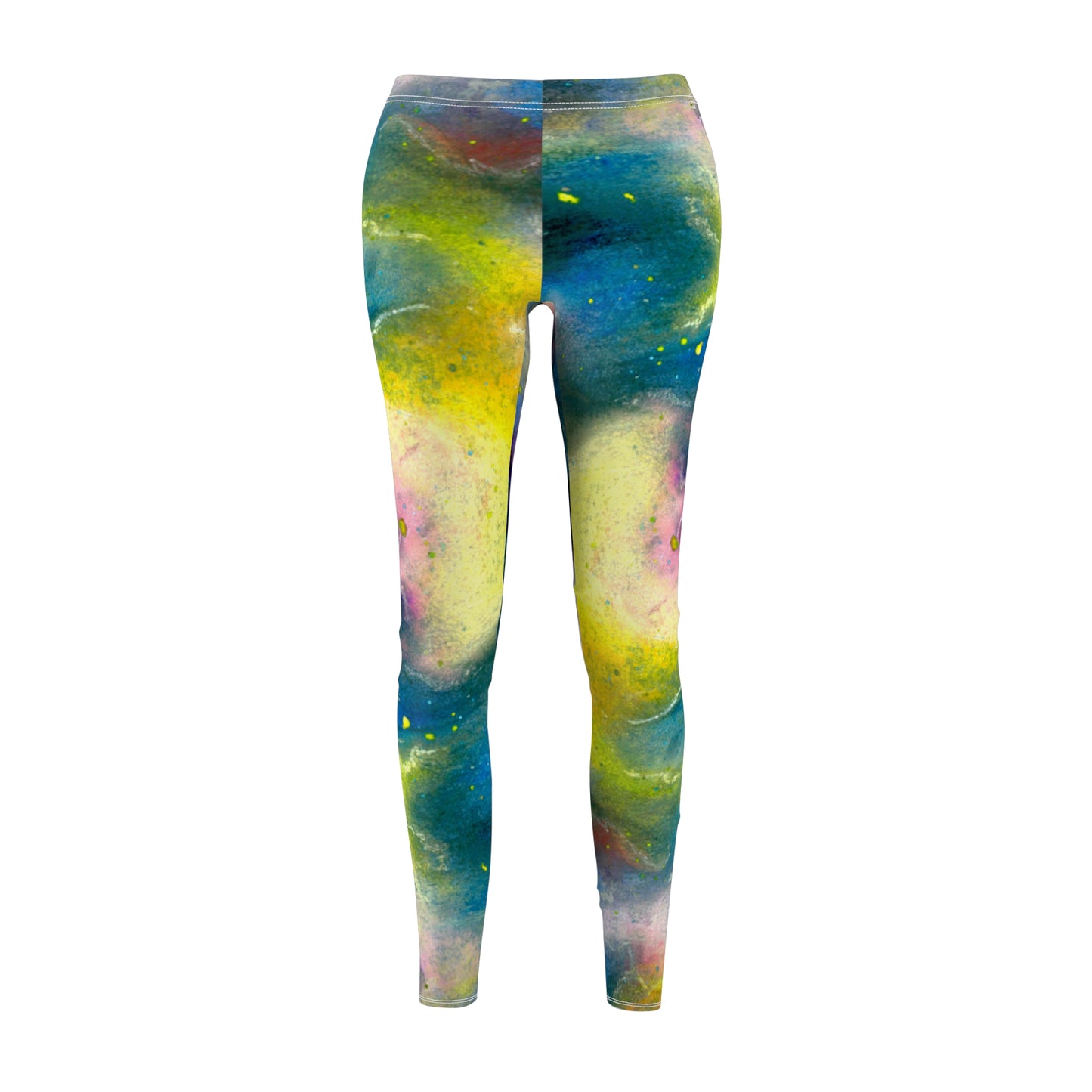 Sunrise Galaxy Women's Cut & Sew Casual Leggings (AOP)