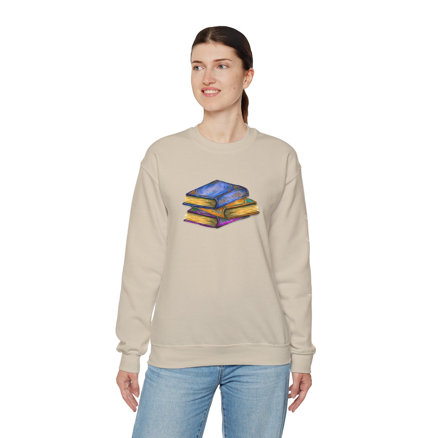 Book- His jaw tightened... Unisex Heavy Blend™ Crewneck Sweatshirt