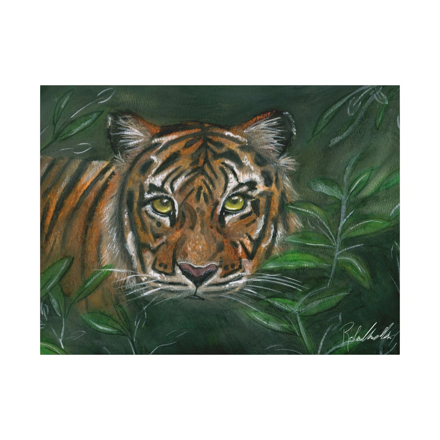 Jungle Tiger Canvas Gallery Wrap