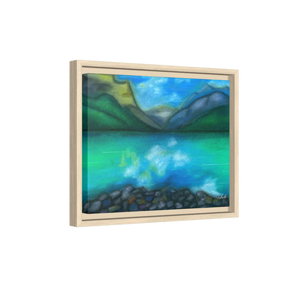 Mountain Lake Framed Wall Art