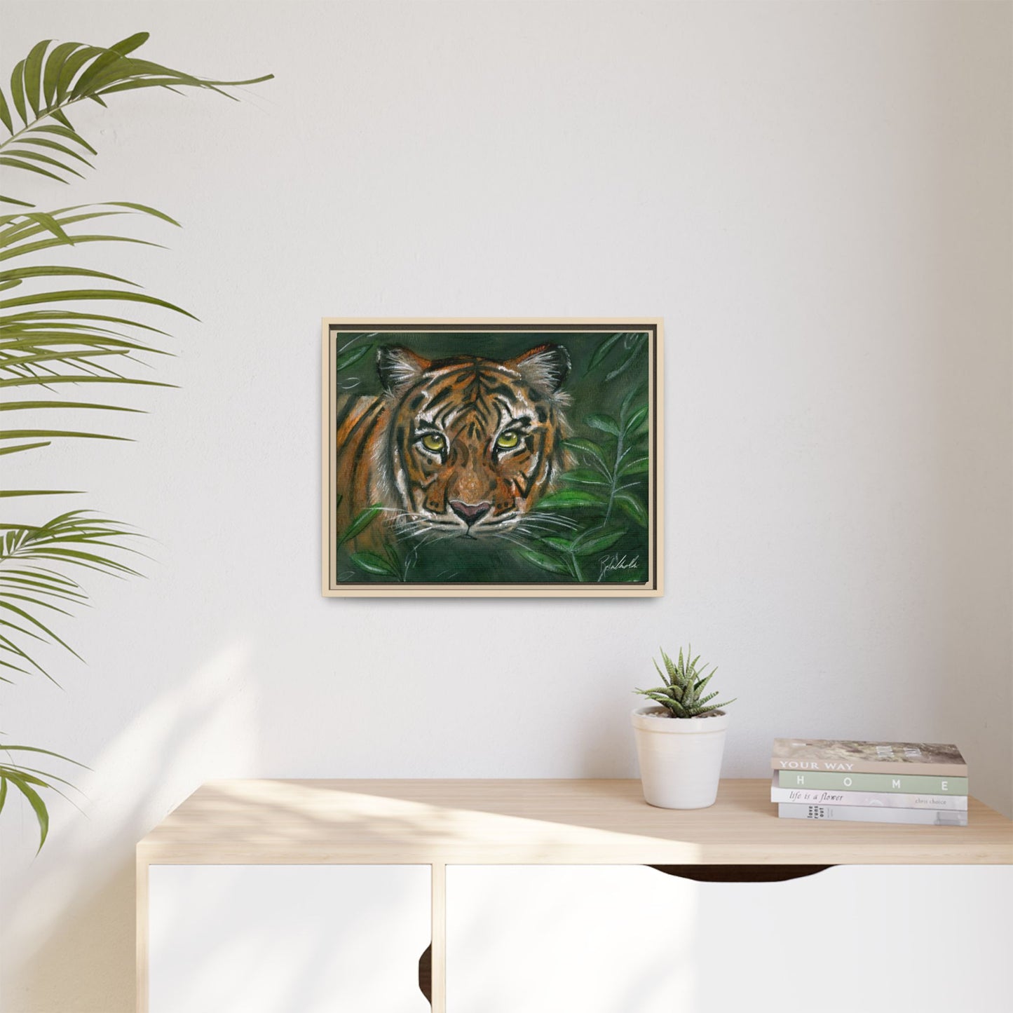 Jungle Tiger Framed Wall Art