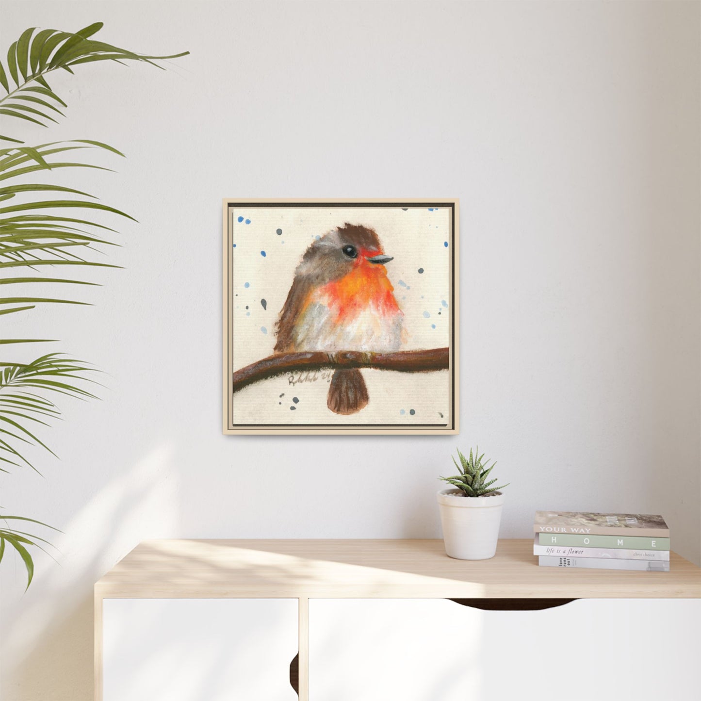 Robin Bird Framed Wall Art