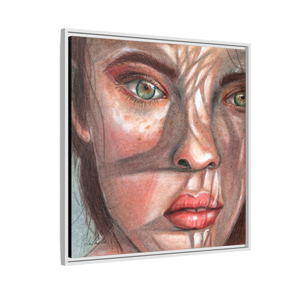 Woman In the Shadows Framed Wall Art