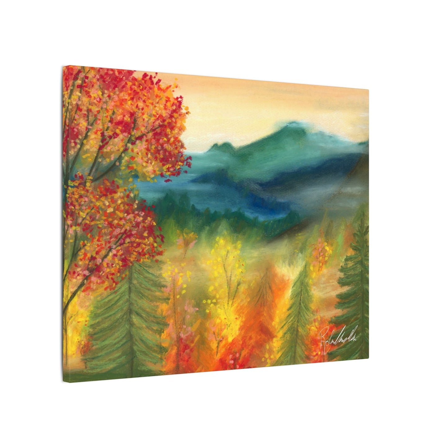 Fall Mountains Canvas Gallery Wrap
