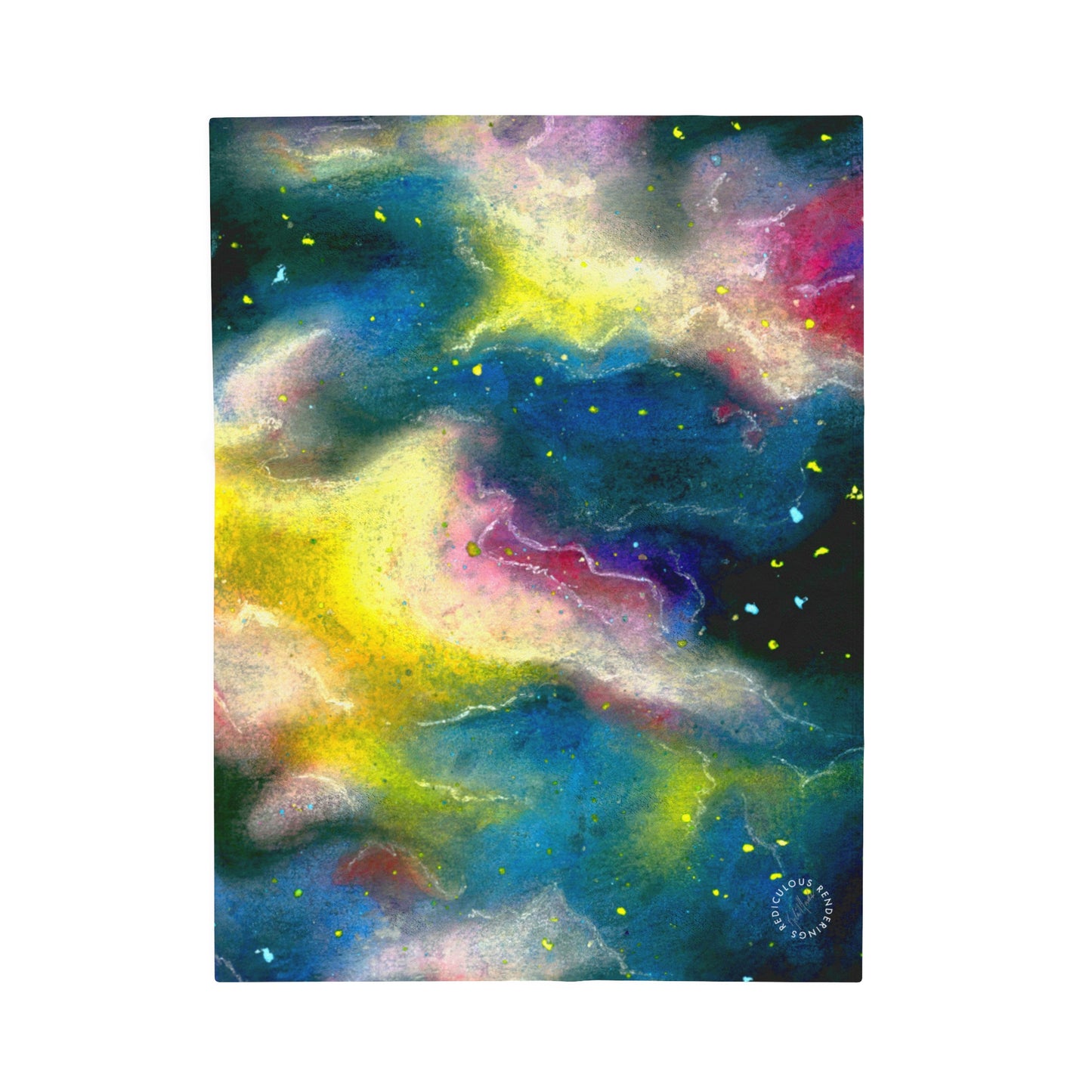 Sunrise Galaxy Velveteen Plush Blanket