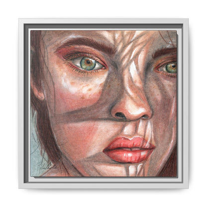 Woman In the Shadows Framed Wall Art